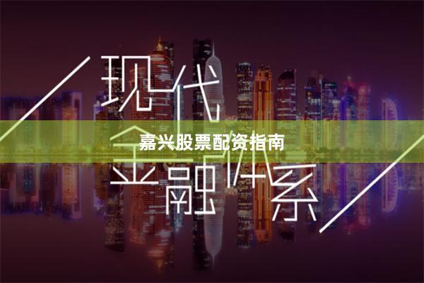 嘉兴股票配资指南
